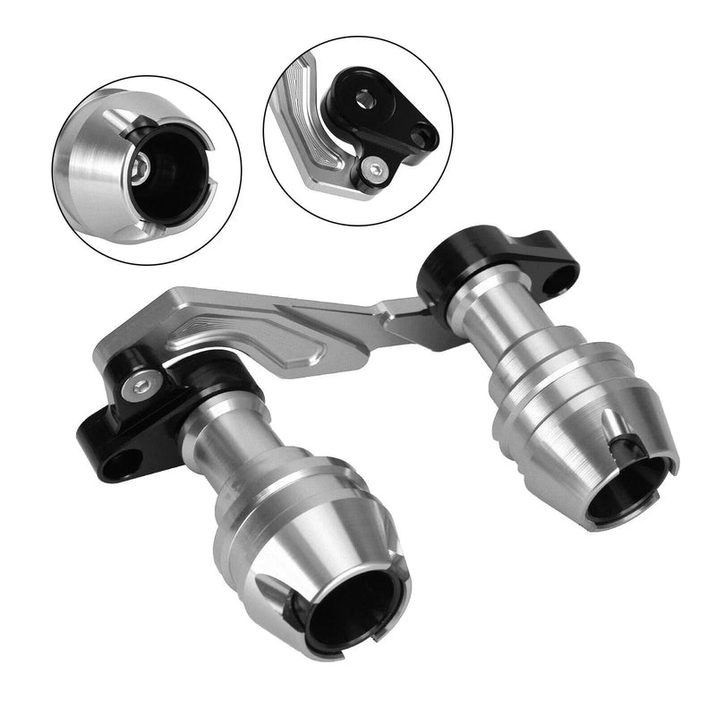 Yamaha Nvx Aerox Nmax Crash Slider Protector Silver (2015-2019)