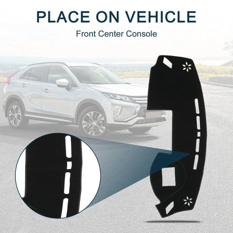 Mitsubishi Eclipse Cross (2017-2022) Black Dashboard Cover Mat