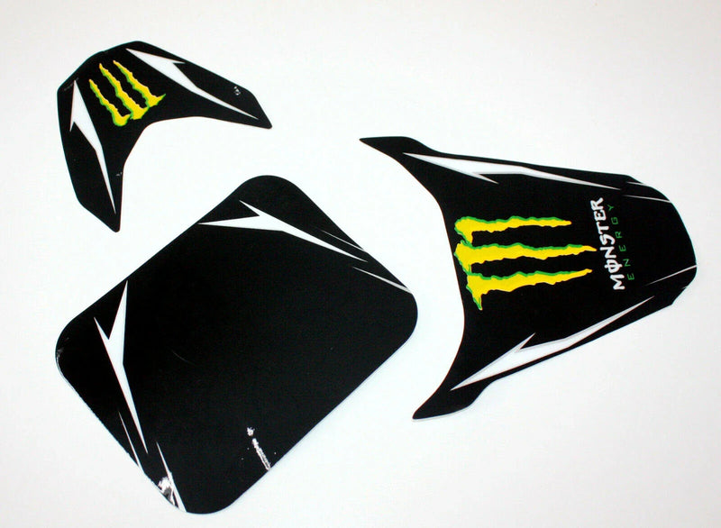 MONSTER CRF50 Style Fairing Dirt Bike Decals Graphics Sticker Kit