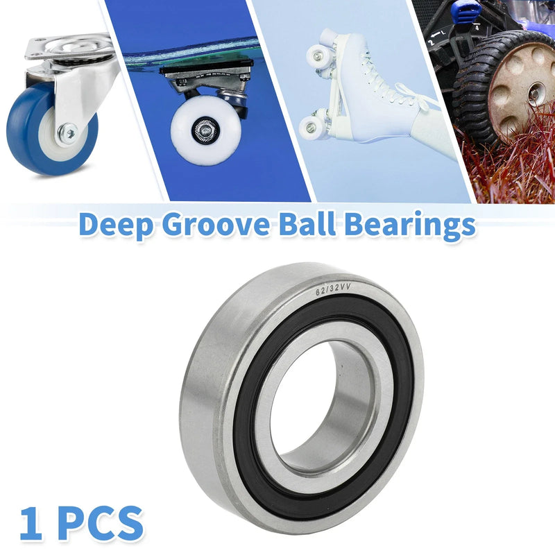 Scooter Skateboard Wheel 62/32VV 32x65x17mm Deep Groove Ball Bearings