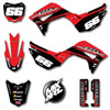 Honda CRF 110 2019-2023 MATCH Style Graphics Custom Stickers Full Kit