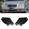 Benz E-Class W210 Bumper Fog Light Grill Cover x2 (1996-2002)