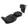 Harley Road Electra Glide Black Driver Passenger Seat Backrest Pad (14-23)