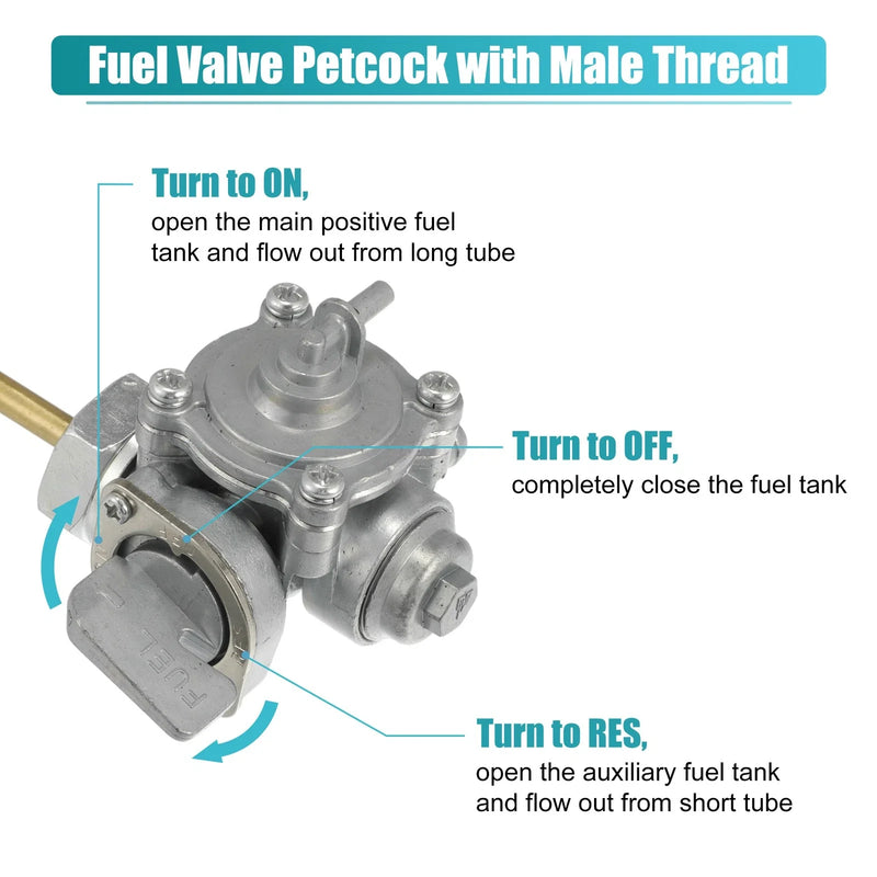 Honda Nighthawk 450 Motorcycle Fuel Valve Petcock (1982-1985)