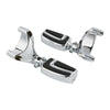 Harley Sportster XL 883 1200 Chrome Rear Passenger Footpeg Pegs (2004-2013)