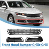 Chevrolet Impala Chrome Silver Tone 1 Set Front Lower Bumper Grille