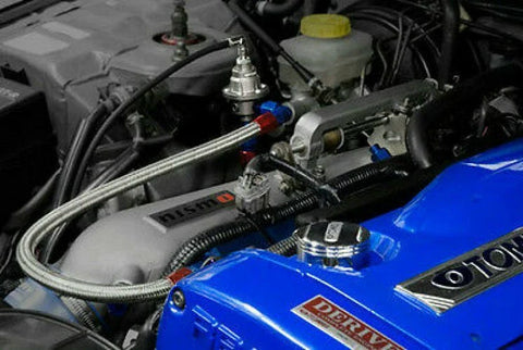 Turbo EFI Engine Adjustable Fuel Pressure Regulator with Gauge