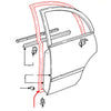 Toyota Corolla 1991-1998 Rear Door Weatherstrip