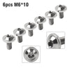Bike Motorcycle 6 x Titanium Alloy M6x10mm Torx Head Bolts
