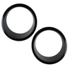 Jeep Wrangler JK JKU Black Headlight Ring Cover Trim Bezels (2007-2018)