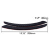 BMW Sporty Car Wheel Eyebrow Protect Strips Black Fender Rubber Trim Sticker