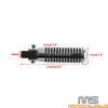 Harley Dyna O-Ring Foot Pegs  Passenger Male Mount
