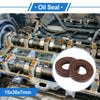 Car 2 x Oil Seal / 15x30x7mm / Seal Ring Rotary Shaft Seal FKM Rubber Brown