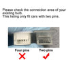 BMW F20 F21 F30 F31 F32 F15 X5 X6 LED Door Courtesy Footwell Light Lamps (2011-2019)