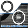 Dodge Charger Challenger Aluminum Alloy Black Engine Start Button Sticker
