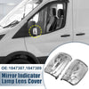 Ford Transit MK8 Left Right Wing Mirror Indicator Lamp Lens Cover (2014)