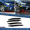 Benz C-Class C300 Front Fog Light Mesh Cover Trim (2019-2021)