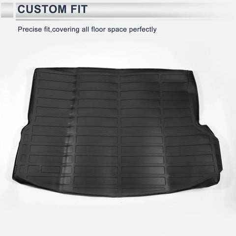Kia Seltos SX / SX Turbo (2021-2025) Black TPE Cargo Liner Rear Trunk Mat