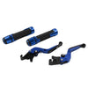 BMW S1000R S1000RR Blue Extendable Brake Clutch Lever Grip Set (2010-2023)