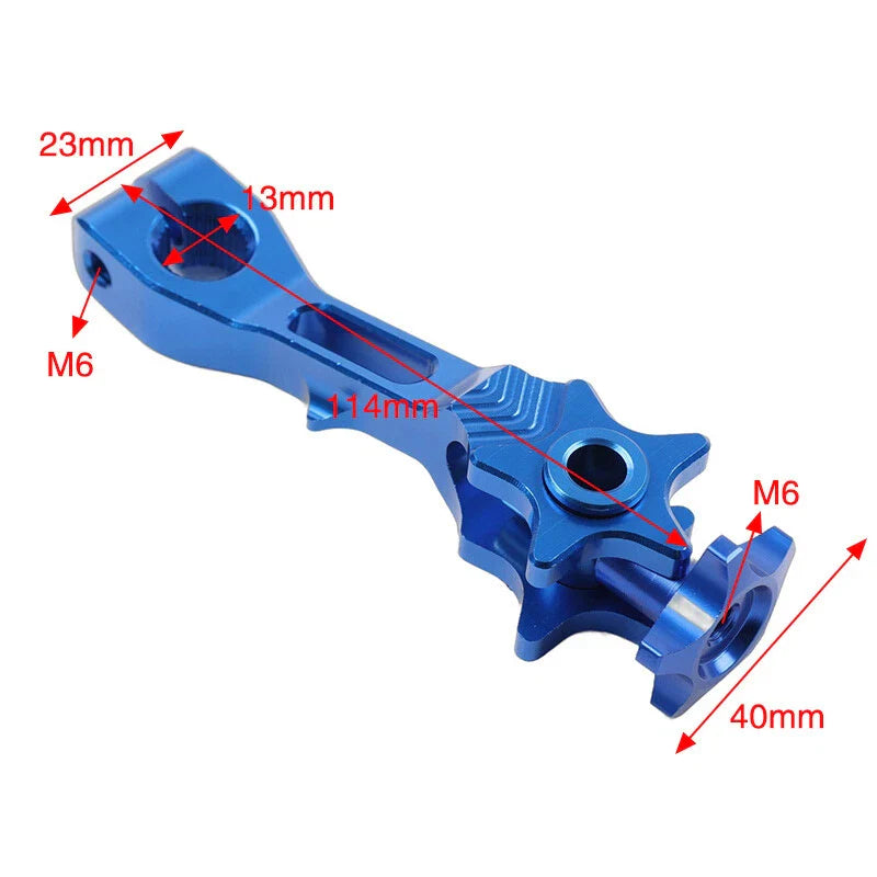 Dirt Bike Black Aluminum Motorcycle Rear Brake & Clutch Levers