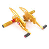 Kawasaki Z125 (2016-2018) Gold Adjustable Rearsets Foot Pegs