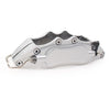 Universal Silver 3D Style Car Disc Brake Caliper Covers (M)