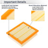Jeep Compass (2017-2022) - 1 x Quality Replacement Car Engine Air Filter