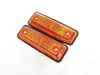 Toyota Hilux Ute Front Bumper Blinkers Lamps Amber (1978-1983)