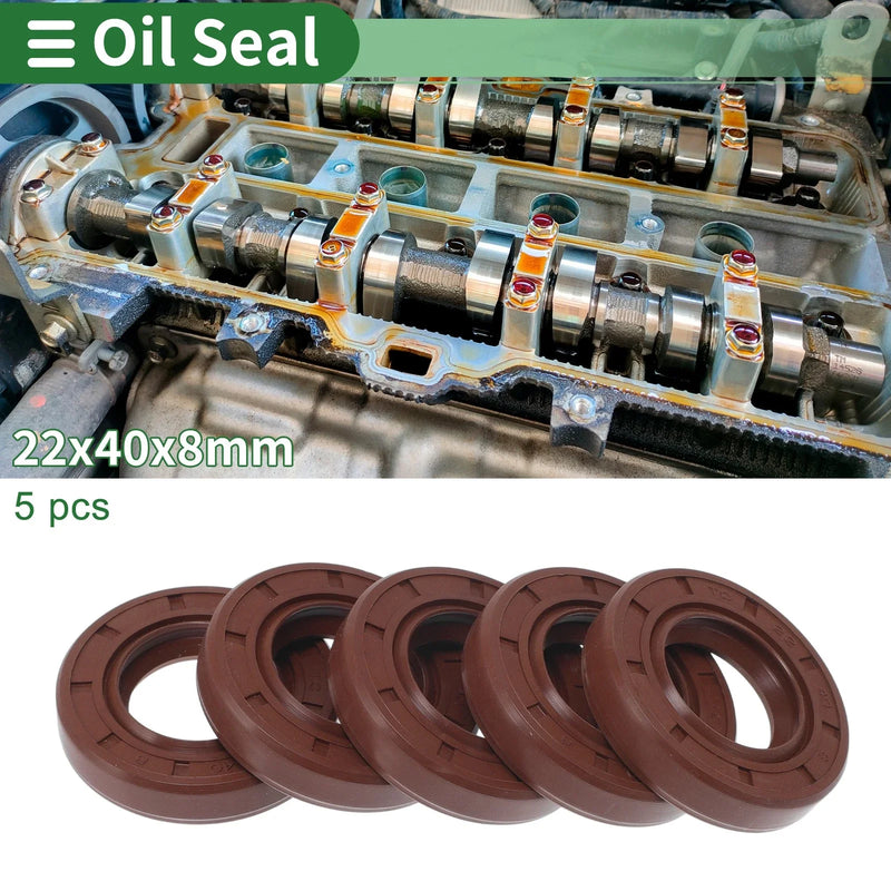 Rotary Shaft Oil Seal 22x40x8mm FKM Rubber Seal Ring