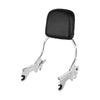 Harley Softail Heritage Black/Chrome Sissy Bar Backrest (2018-2025)