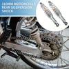 50cc 70cc 1 Pair 310mm Motorcycle Rear Suspension Shock Chrome Silver Tone