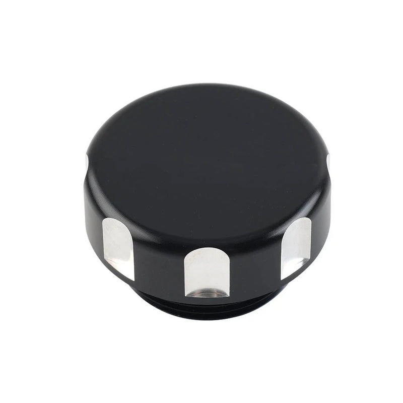 Kawasaki Vulcan VN 500-800 Black Front Oil Fluid Reservoir Cover Cap