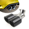 Universal Exit Exhaust Pipe 101mm Carbon Fiber Muffler Tip Y Shape