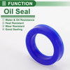 Car Oil Seal / 30x43x10mm 5 Pcs / Seal Ring Rotary Shaft TPU Blue