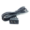Car Dash Mount AUX Extension Cable 1.5M Dual USB Port Panel Adapter
