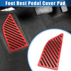 Toyota Corolla Foot Rest Pedal Cover Pad Aluminum Alloy Red (2019–2020)