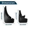 Mercedes Benz GLE Mud Flaps Splash Guards 1 Set (2016-2023)
