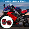 Motorcycle Frame Sliders Aluminum Alloy Red 2 x
