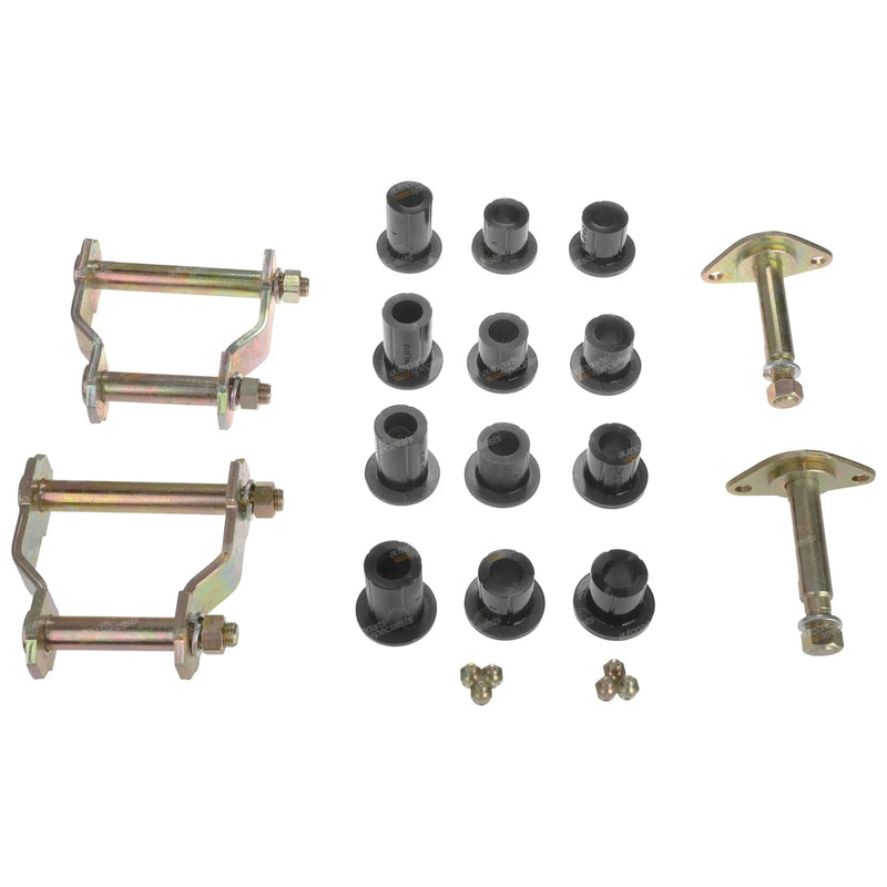 Hilux Greasable Front Swing Shackle Polyurethane Bush Pin Kit (1979–1997)
