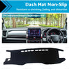 Toyota Hilux (2020-2024) Black Non-Slip Dash Mat Cover