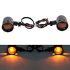 Universal 11 LEDs Black Retro Motor Turn Signal Lights