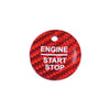 Ford F150, Explorer Red Carbon Fiber Engine Start Button Cap (2016-2018)