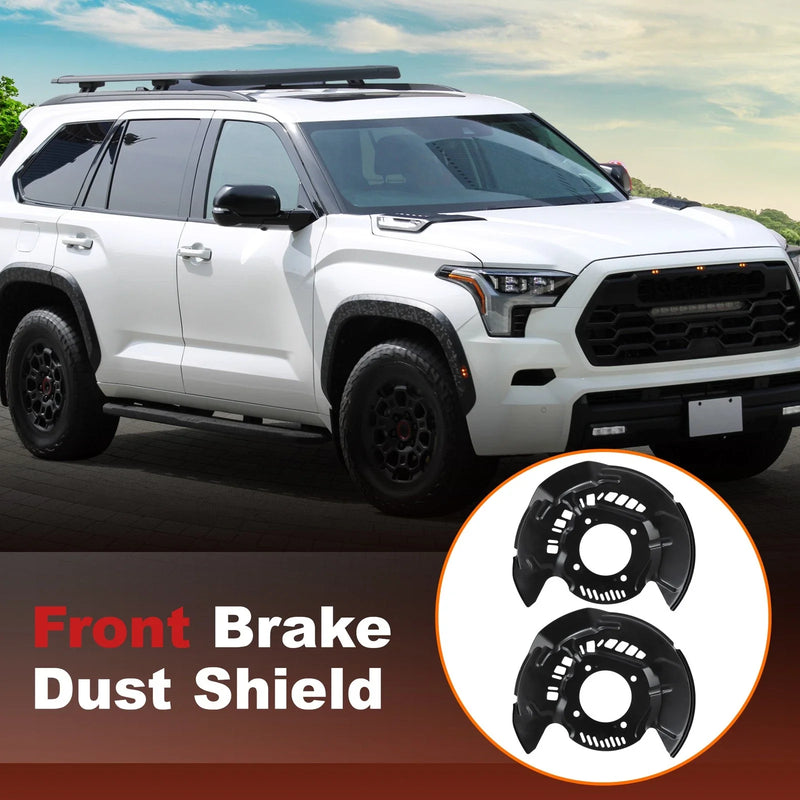 Toyota Sequoia Front Left & Right Brake Dust Shields (2008)