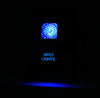 Dual LED Backlit Rocker Switch Spot Lights