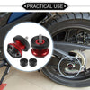 Motorbike 1 x Pair Swingarm Spool 6mm CNC Swing Arm Sliders Stand Red