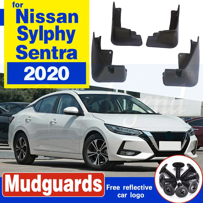 Nissan Sentra sylphy 4 x Mud Flaps Splash Guards (2020–2021)