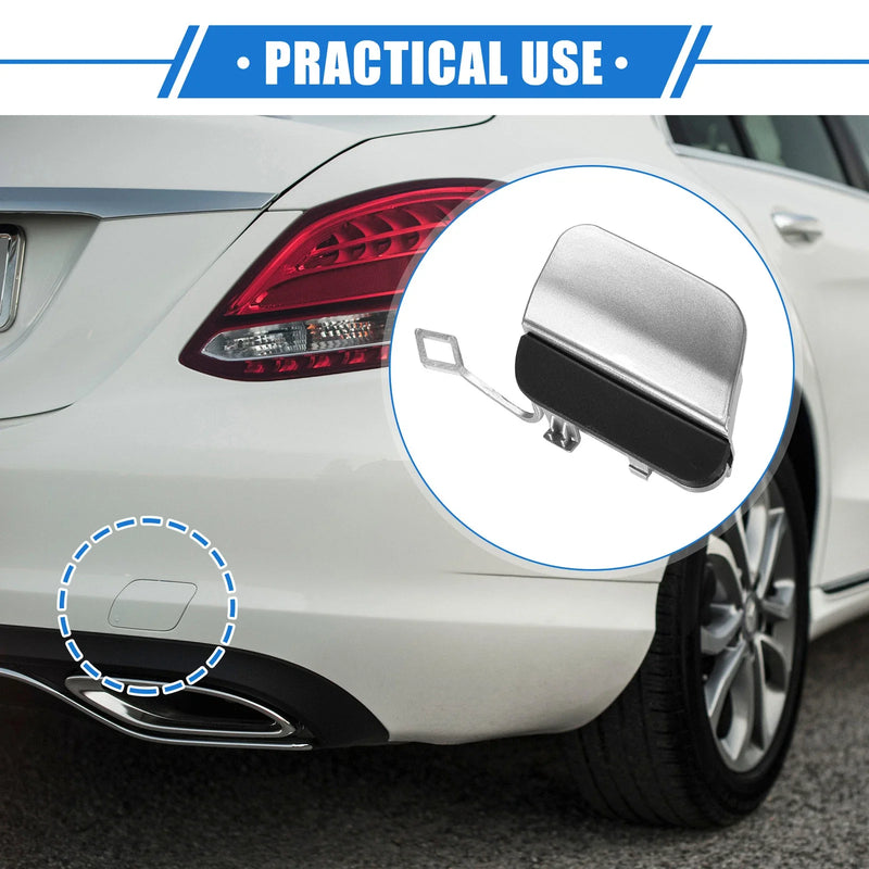 Mercedes-Benz E450 (2019-2020) Silver Tone Car Rear Bumper Tow Hook Cap