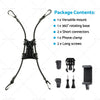 Action Camera & Phone Adjustable Camera Fence Mount Stand Holder