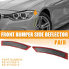 BMW E92 E93 Clear Pair Front Bumper Reflector Side Marker (2007-2012)