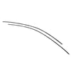 Benz GLC 8 x Titanium Black Window Moulding Seal Belt Strips (2016-2022)